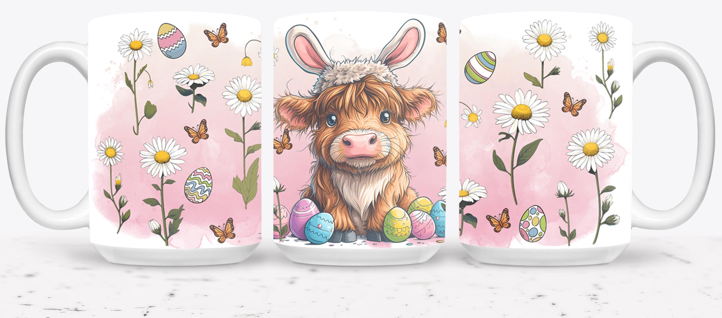 Highland Cow Easter-10403